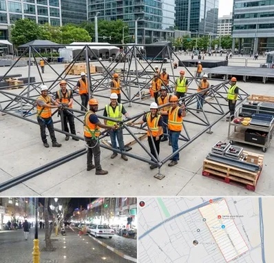 اسپیس فریم در باغ فیض اسلامشهر 