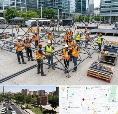 اسپیس فریم در شهرک آزمایش 