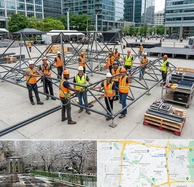 اسپیس فریم در باغ فیض