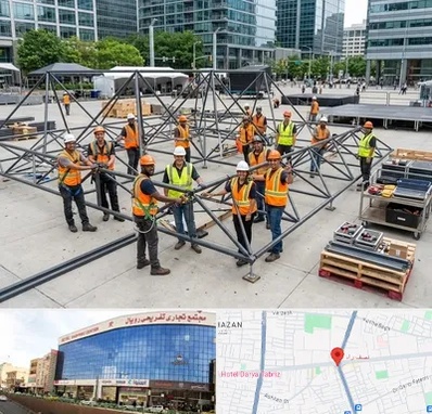 اسپیس فریم در نصف راه تبریز 