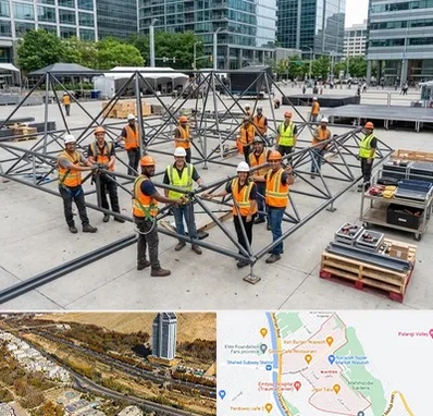 اسپیس فریم در خیابان نیایش شیراز 