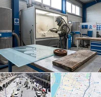 سندبلاست در نادری اهواز 