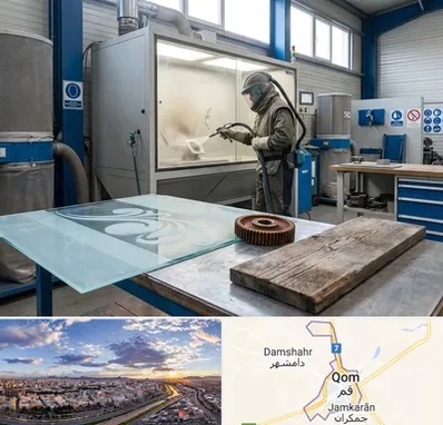 سندبلاست در قم