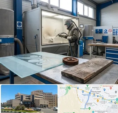 سندبلاست در صیاد شیرازی مشهد 