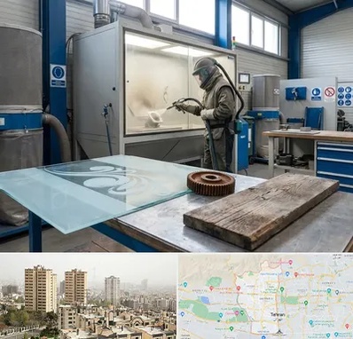 سندبلاست در منطقه 5 تهران 
