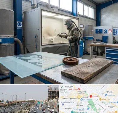 سندبلاست در بلوار توس مشهد 