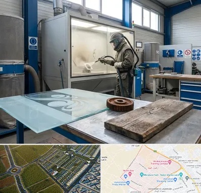 سندبلاست در الهیه مشهد