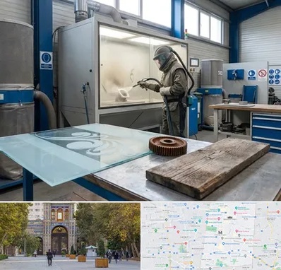 سندبلاست در منطقه 12 تهران 