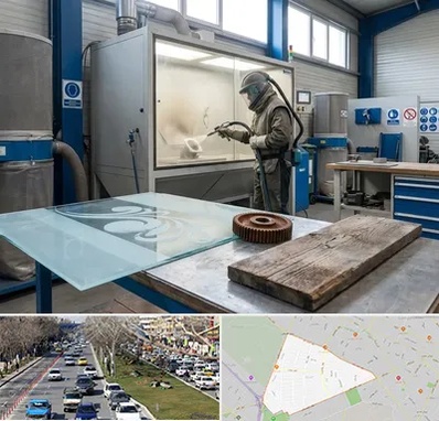 سندبلاست در احمدآباد مشهد 