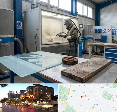 سندبلاست در بلوار سجاد مشهد 