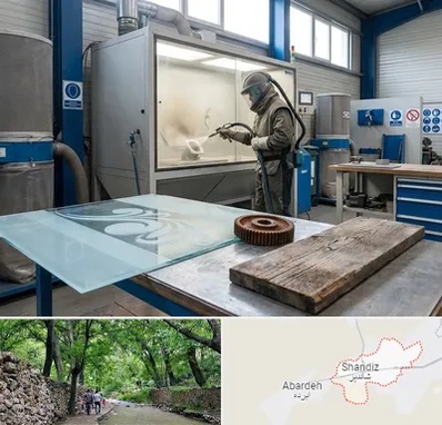 سندبلاست در شاندیز مشهد