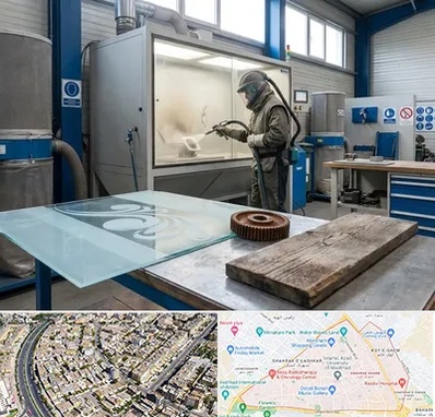 سندبلاست در شهرک غرب مشهد 