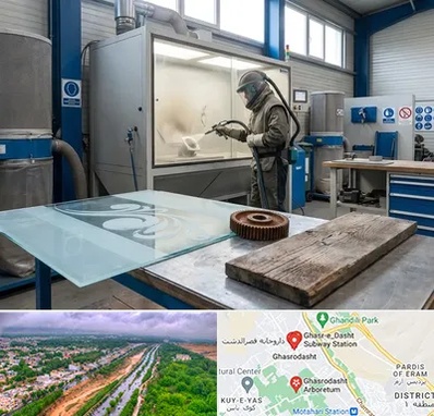 سندبلاست در قصرالدشت شیراز 