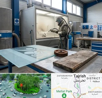 سندبلاست در تجریش 