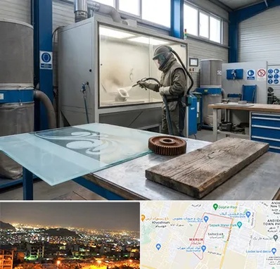 سندبلاست در مارلیک کرج