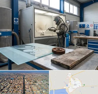 سندبلاست در بندر ماهشهر