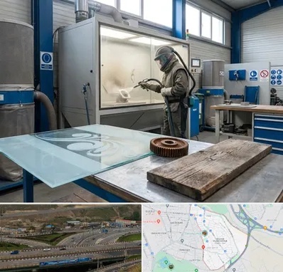 سندبلاست در یاغچیان تبریز