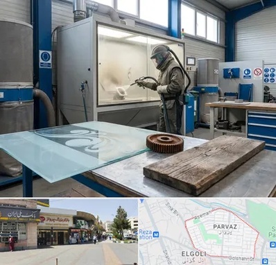 سندبلاست در پرواز تبریز 