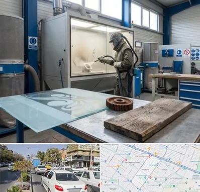 سندبلاست در مفتح مشهد