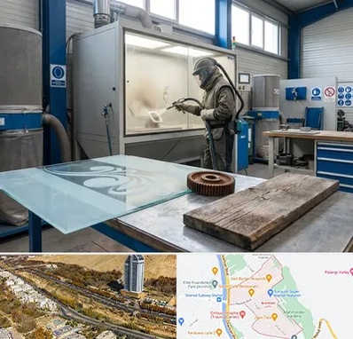 سندبلاست در خیابان نیایش شیراز 