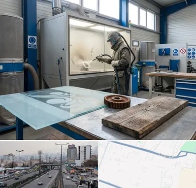 سندبلاست در بلوار ارتش 