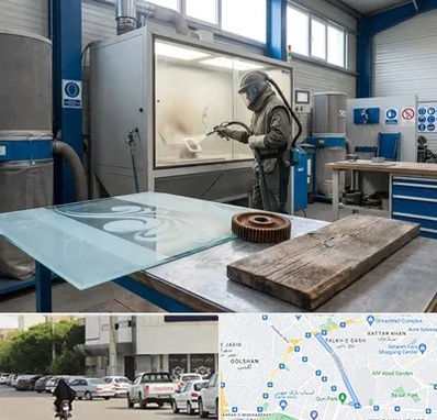 سندبلاست در قدوسی شرقی شیراز 