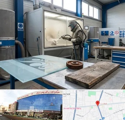 سندبلاست در نصف راه تبریز 