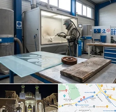 سندبلاست در زرگری شیراز 