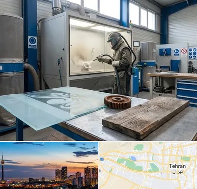 سندبلاست در غرب تهران 