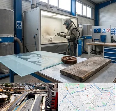 سندبلاست در ستارخان شیراز 