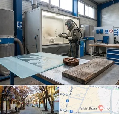 سندبلاست در تربیت تبریز 