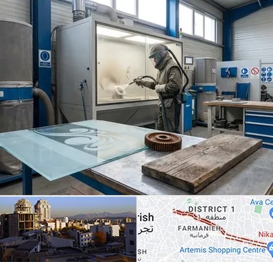 سندبلاست در فرمانیه 