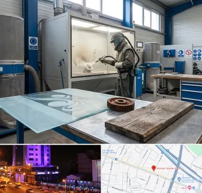 سندبلاست در آبرسان تبریز 