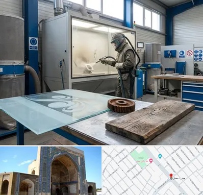 سندبلاست در مصلی مشهد