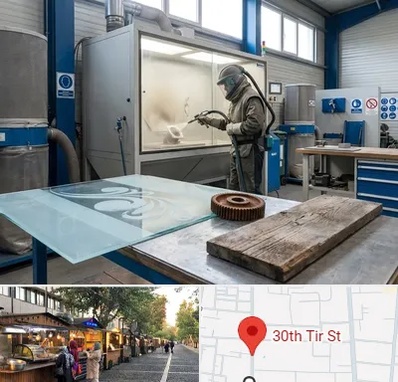 سندبلاست در سی تیر