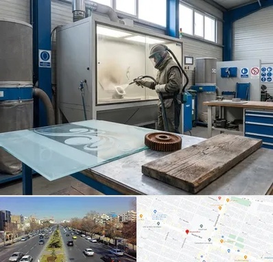 سندبلاست در بلوار معلم مشهد 