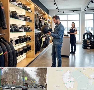 لوازم موتور سیکلت در نظرآباد کرج 