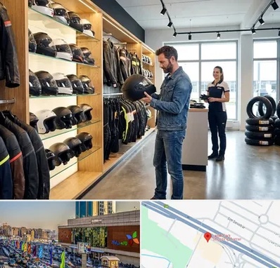 لوازم موتور سیکلت در لاله پارک تبریز