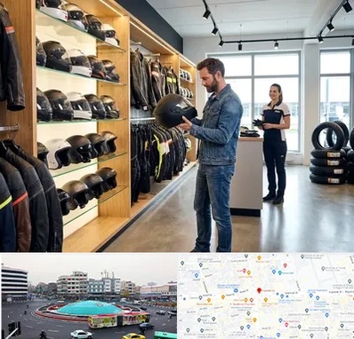 لوازم موتور سیکلت در میدان انقلاب 