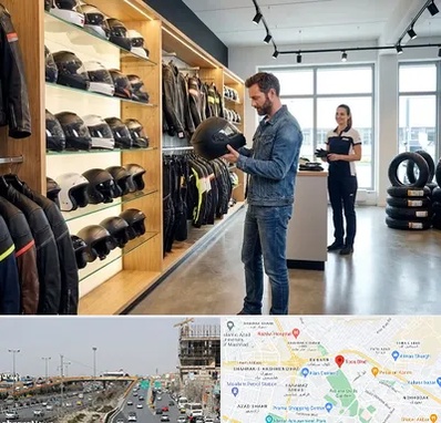 لوازم موتور سیکلت در بلوار توس مشهد 