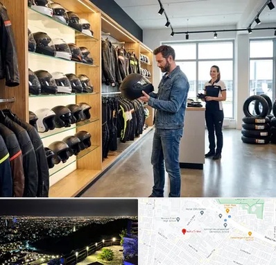 لوازم موتور سیکلت در هفت تیر مشهد 