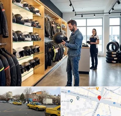 لوازم موتور سیکلت در شهناز تبریز