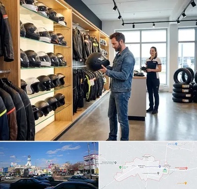 لوازم موتور سیکلت در ماهدشت کرج 