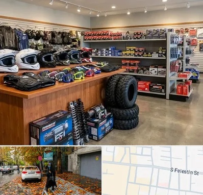 لوازم موتور چهار چرخ در خیابان فلسطین 