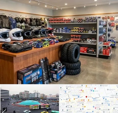 لوازم موتور چهار چرخ در میدان انقلاب 