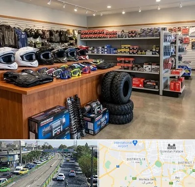 لوازم موتور چهار چرخ در جنوب تهران 