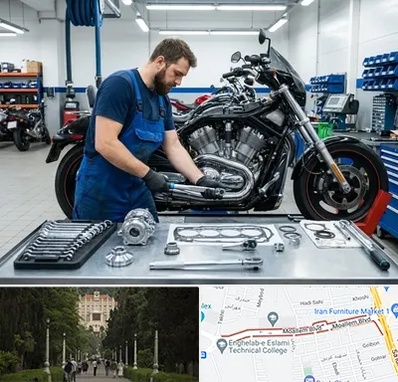 لوازم موتور سنگین در بلوار معلم رشت 