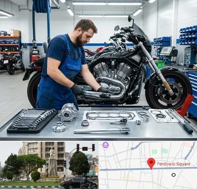 لوازم موتور سنگین در میدان فردوسی تهران