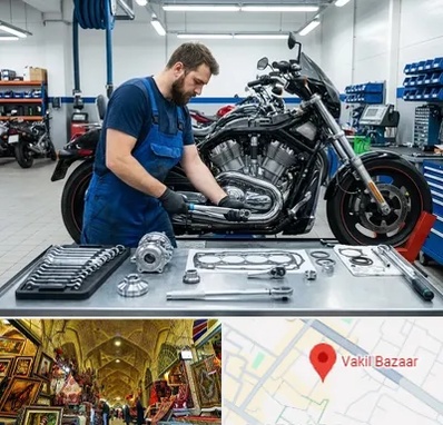 لوازم موتور سنگین در بازار وکیل شیراز