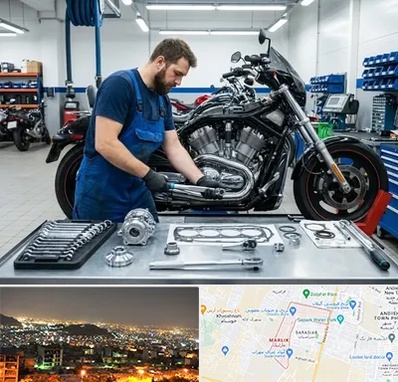 لوازم موتور سنگین در مارلیک کرج 